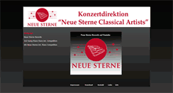 Desktop Screenshot of neuesterne.org