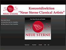 Tablet Screenshot of neuesterne.org